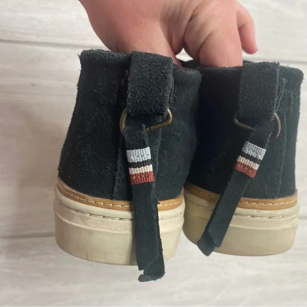 Toms Women's Black Suede Paxton Slip On Casual Sneakers Size 8